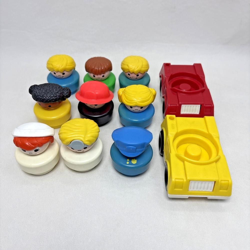 Fisher-Price Little People Vintage 90s Chunky Figures Lot Of‎ 12 Doctor Nurse